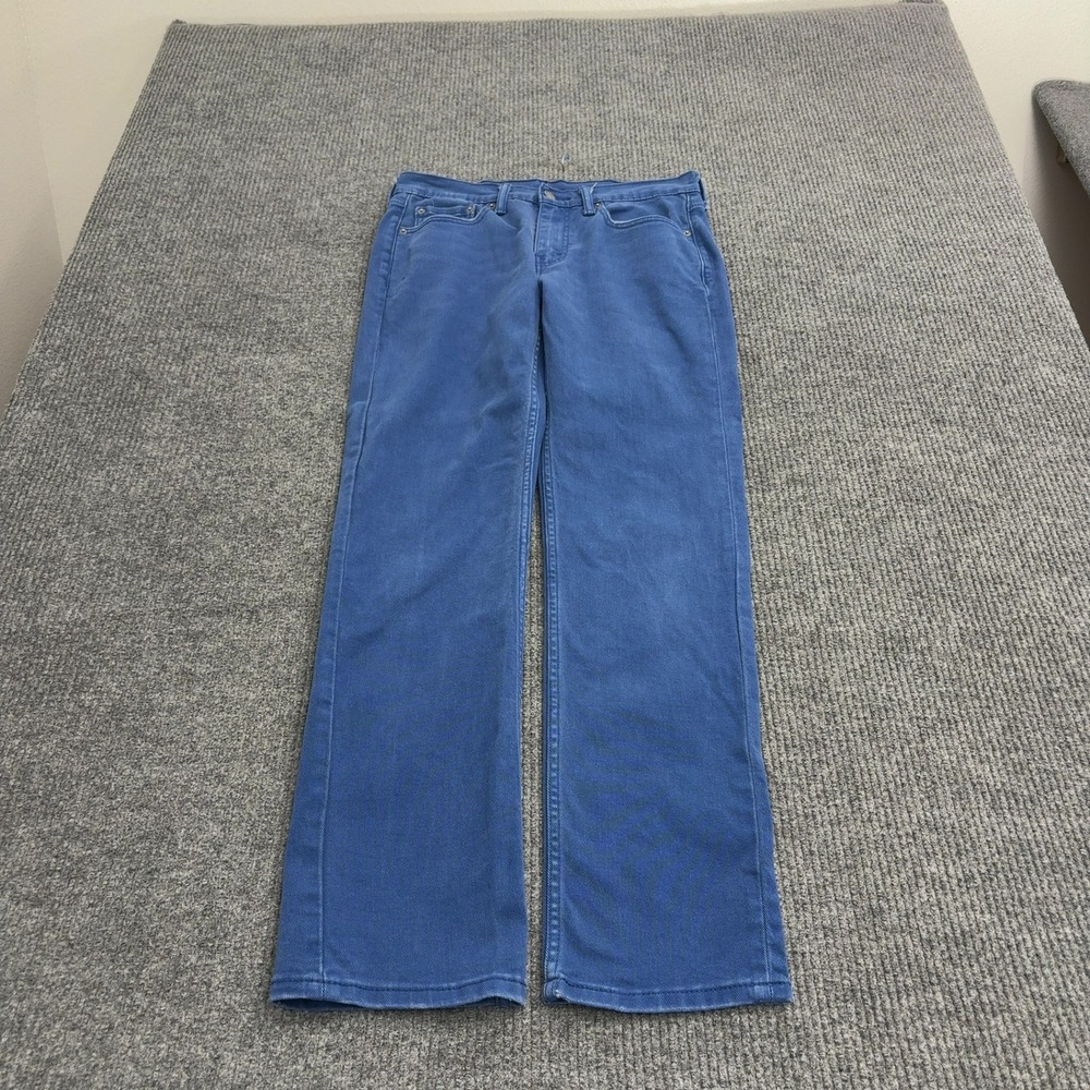 Levis 514 Jeans Mens 30 Blue Cotton Straight Leg Denim Classic Casual Style